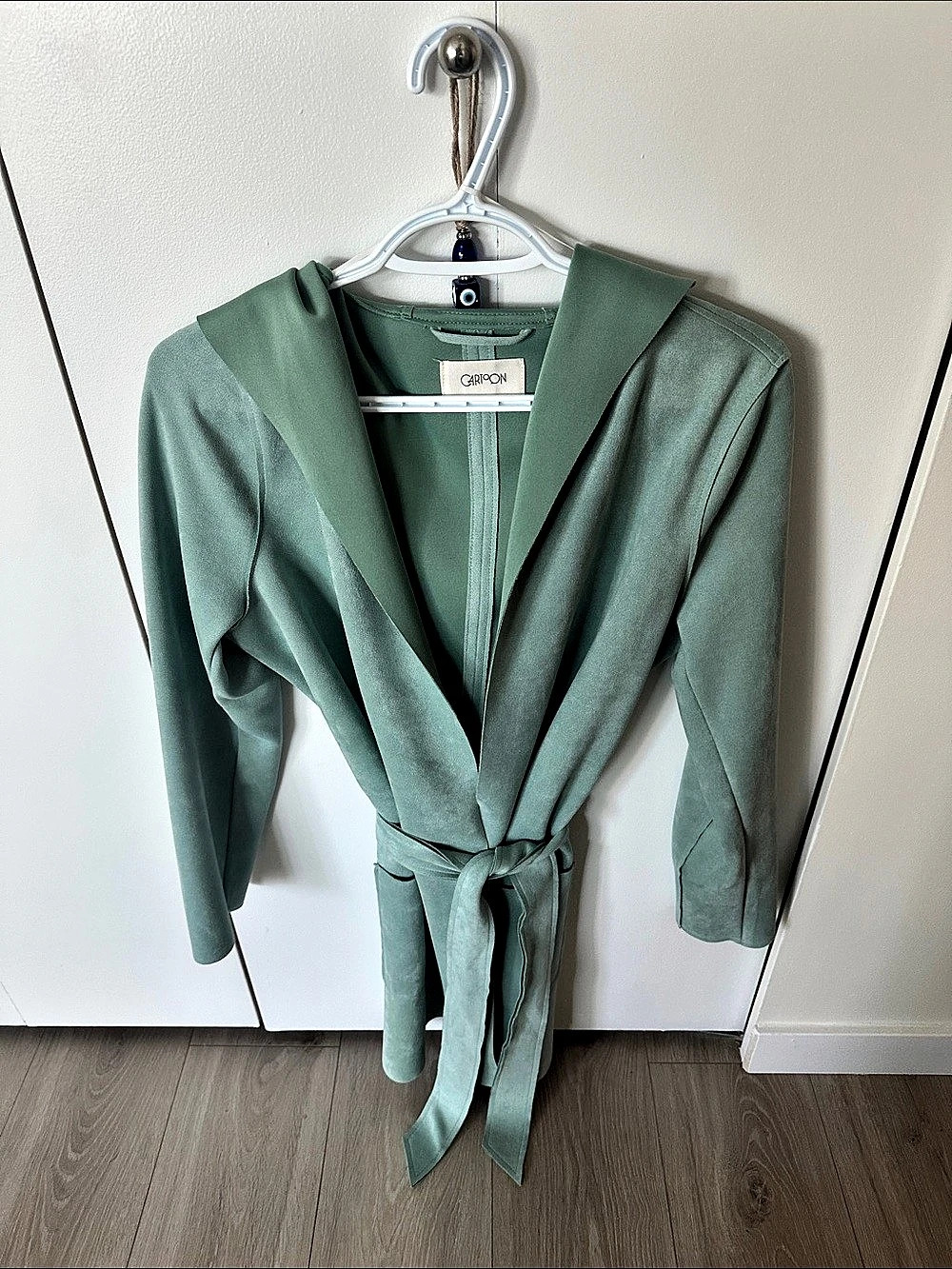 Green Wrap Blazer Like New